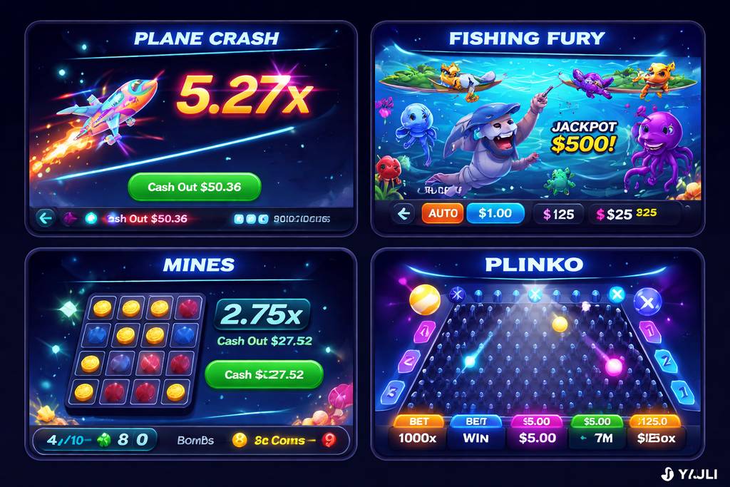 JYJLI Crash Games Lineup